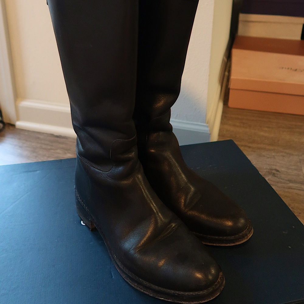 Cole Haan riding leather boots